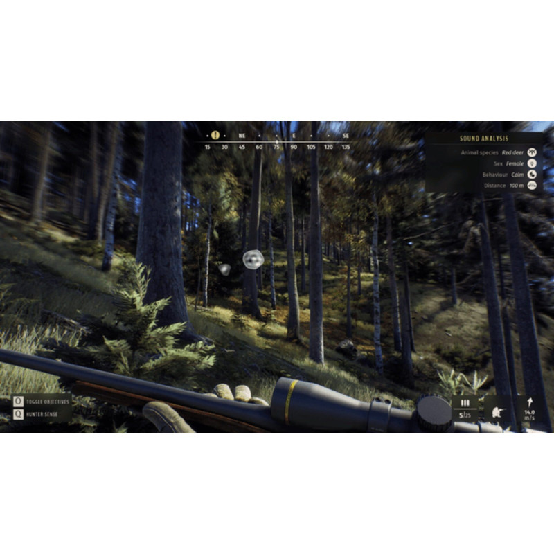 Captura de pantalla del gameplay de Way of the Hunter Wild Expeditions para PlayStation 5