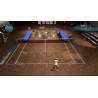 Captura de pantalla del gameplay de Top Spin 2K25 para PlayStation 5 mostrando acción en la cancha de tenis.