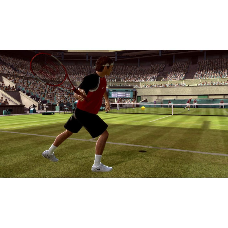 Captura de pantalla del gameplay de Top Spin 2K25 para PlayStation 5 mostrando un emocionante partido de tenis