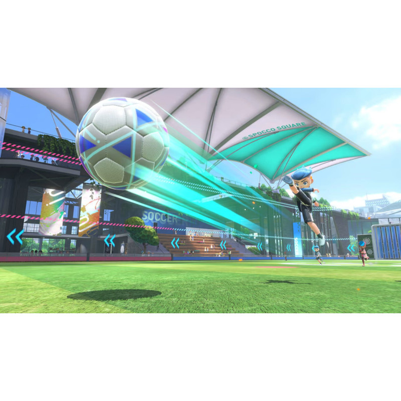 Captura de pantalla del gameplay de Nintendo Switch Sports para Nintendo Switch mostrando acción deportiva en el juego