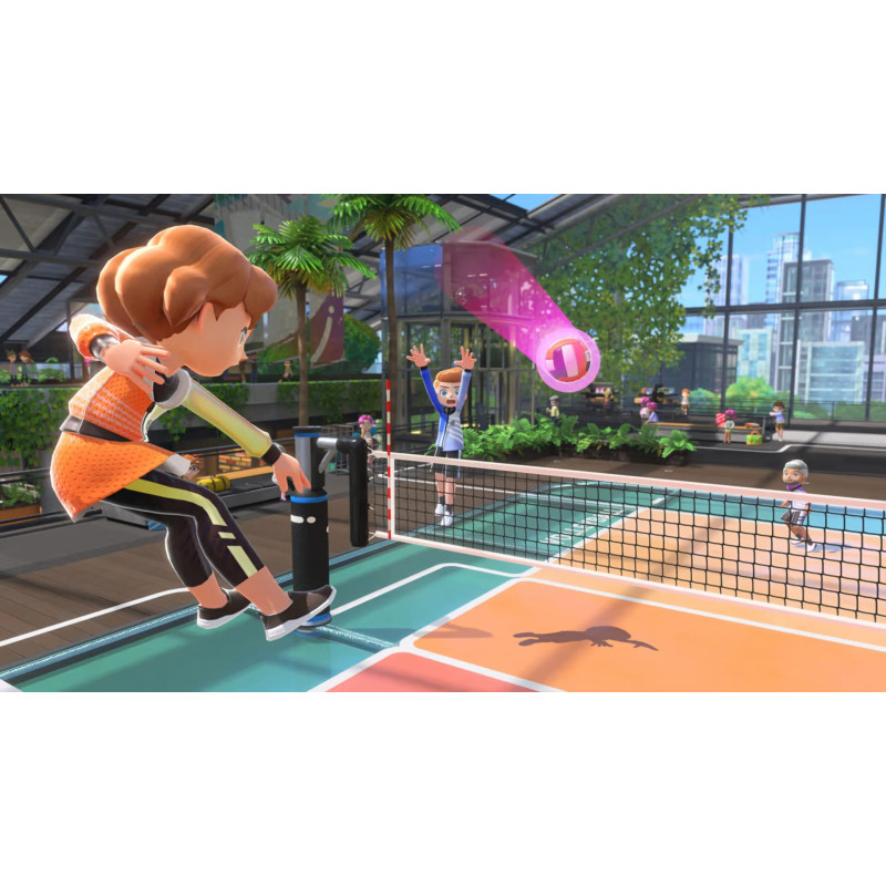 Captura de pantalla del gameplay de Nintendo Switch Sports para Nintendo Switch mostrando acción deportiva en el juego