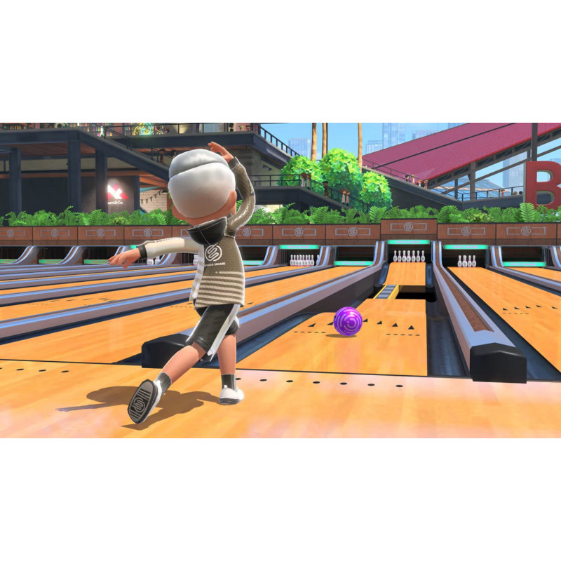 Captura de pantalla del gameplay de Nintendo Switch Sports para Nintendo Switch mostrando acción deportiva en el juego