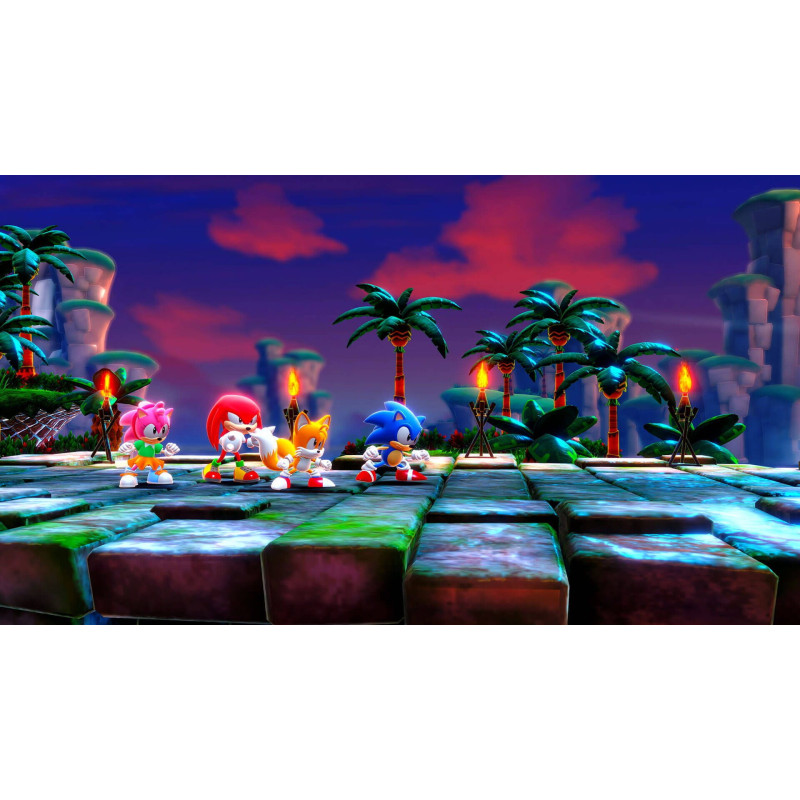 Captura de pantalla del gameplay de Sonic Superstars para Nintendo Switch mostrando acción emocionante en el juego