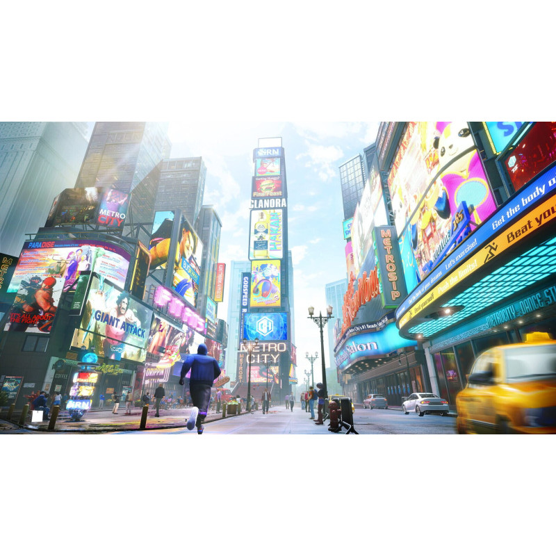 Captura de pantalla del gameplay de Street Fighter 6 en Nintendo Switch mostrando una intensa pelea entre personajes