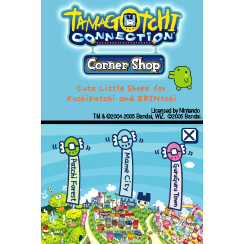Captura de pantalla del gameplay de Tamagotchi Plaza para Nintendo Switch mostrando la interacción con mascotas virtuales