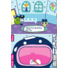 Captura de pantalla del gameplay de Tamagotchi Plaza para Nintendo Switch mostrando la interacción con mascotas virtuales