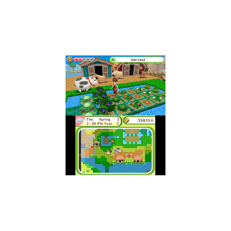 Captura de pantalla del gameplay de Harvest Moon: The Lost Valley & Skytree Village CollectorS para Nintendo Switch