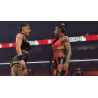 Captura de pantalla del gameplay de WWE 2K23 en Nintendo Switch mostrando acción intensa en el ring
