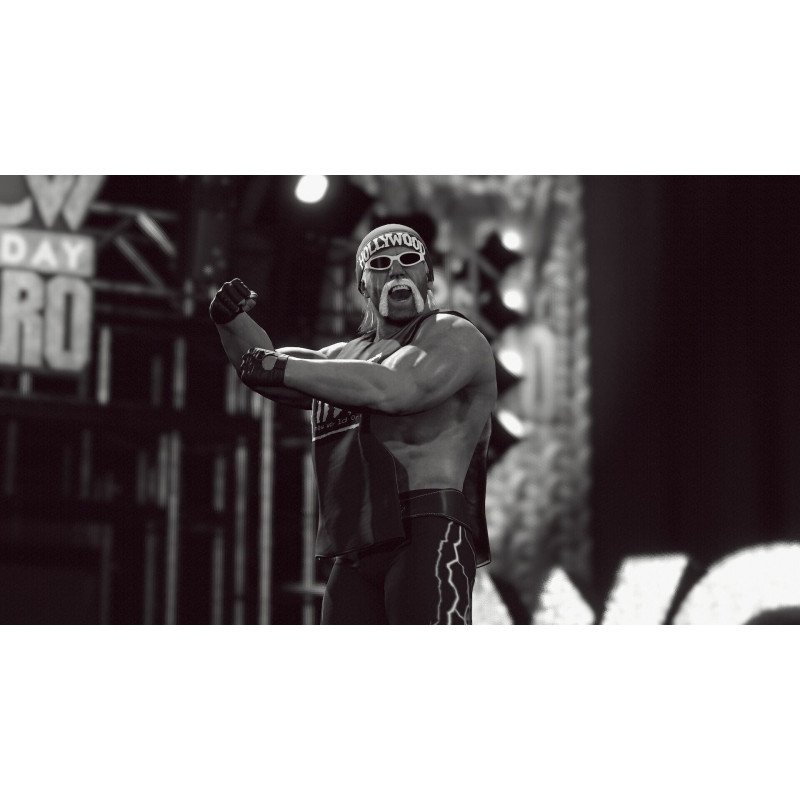 Captura de pantalla del gameplay de WWE 2K23 en Nintendo Switch mostrando acción en el ring