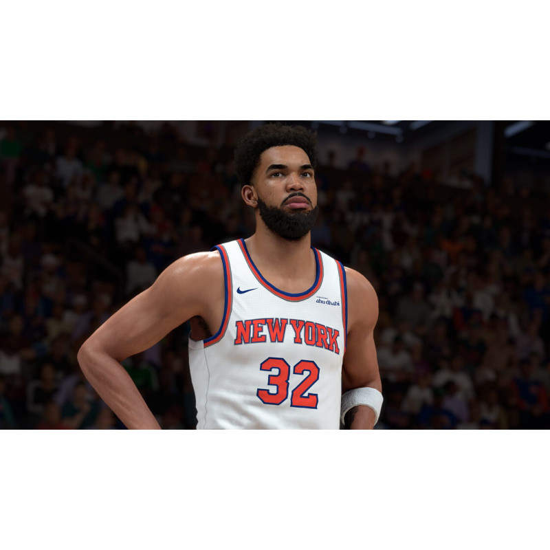 Captura de pantalla del gameplay de NBA 2K26 para Nintendo Switch mostrando acción en la cancha