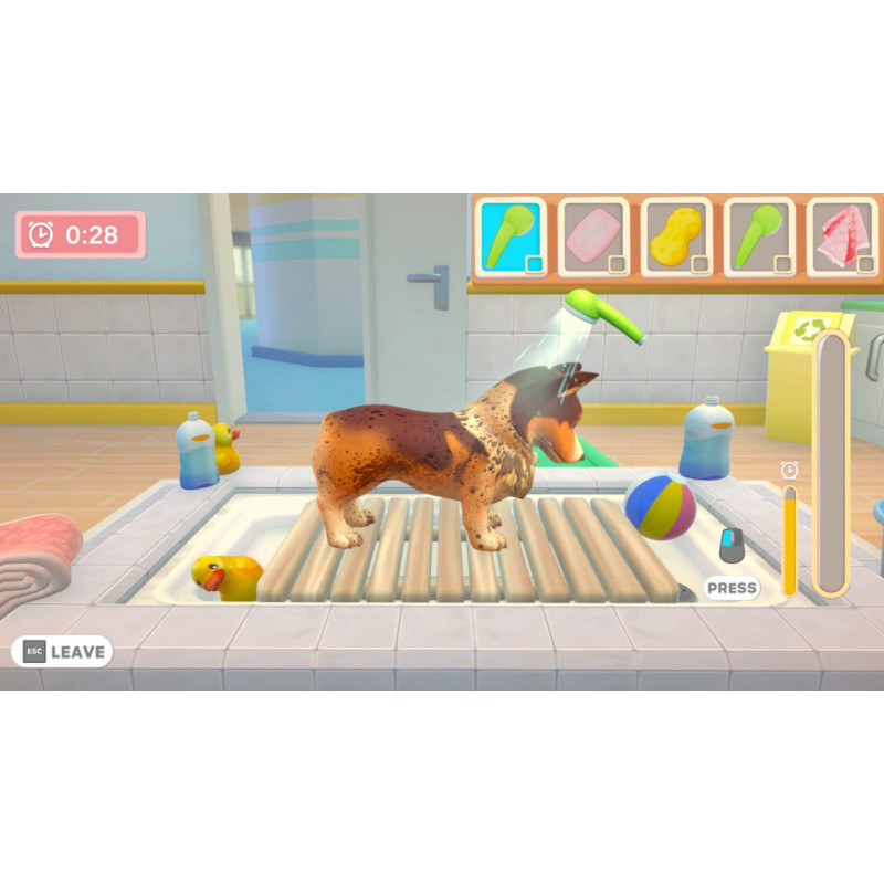 Captura de pantalla del gameplay de My Universe: Pet Clinic Cats & Dogs para Nintendo Switch
