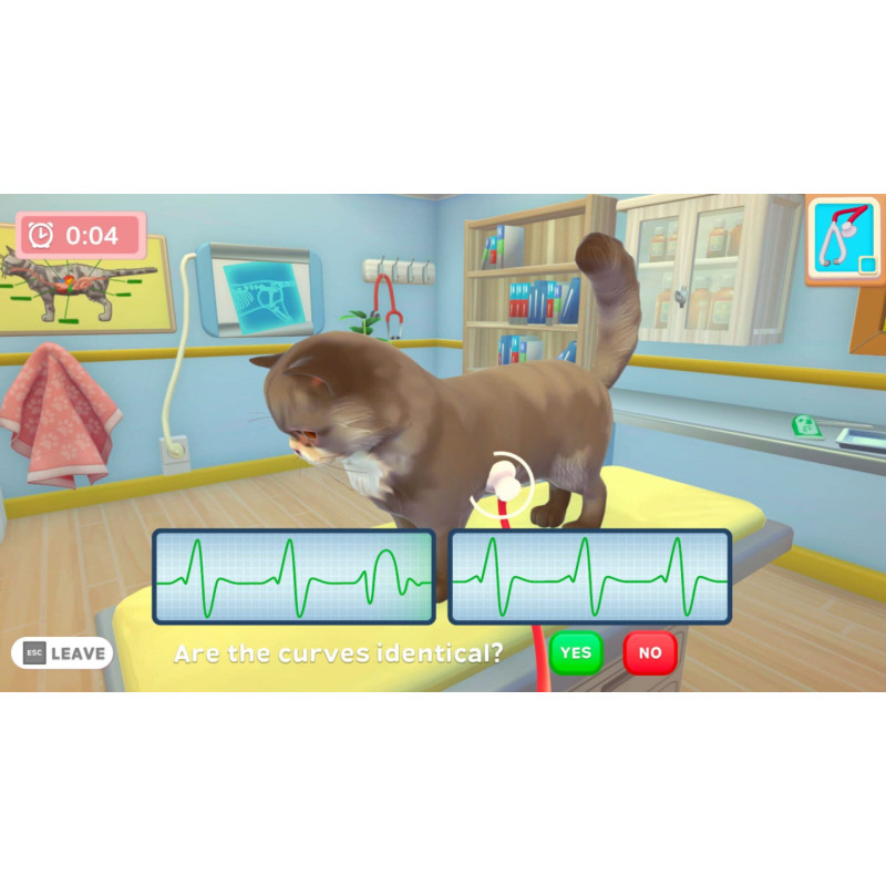 Captura de pantalla del gameplay de My Universe: Pet Clinic Cats & Dogs para Nintendo Switch