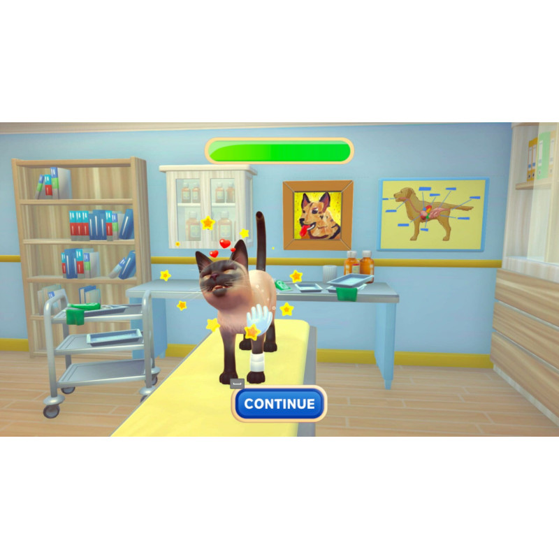 Captura de pantalla del gameplay de My Universe: Pet Clinic Cats & Dogs para Nintendo Switch