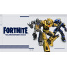 Captura de pantalla del gameplay de Fortnite Pack Transformers para Nintendo Switch mostrando acción intensa en el juego