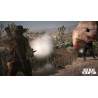 Captura de pantalla del gameplay de Red Dead Redemption en PlayStation 4 mostrando acción en el juego