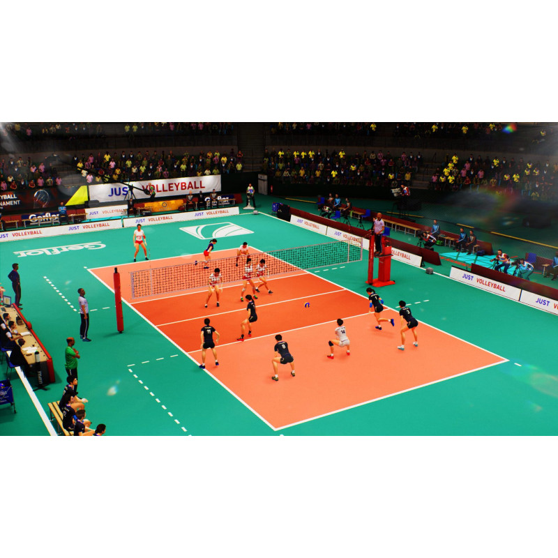 Captura de pantalla del gameplay de Spike Volleyball para PlayStation 4 mostrando acción en la cancha.
