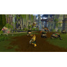 Captura de pantalla del gameplay de Ratchet & Clank para PlayStation 4 mostrando acción y aventura en el juego