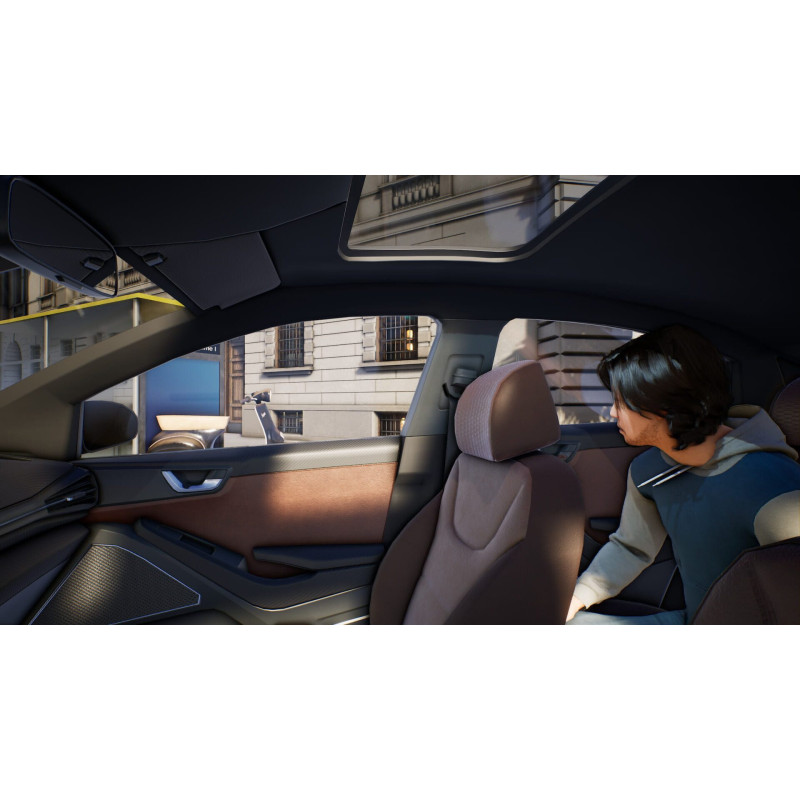 Captura de pantalla del gameplay de Taxi Life: A City Driving Simulator para PlayStation 5