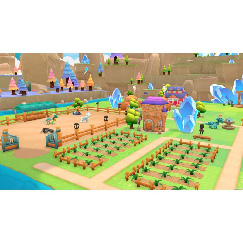 Captura de pantalla del gameplay de My Fantastic Ranch en PlayStation 5 mostrando la jugabilidad y gráficos vibrantes