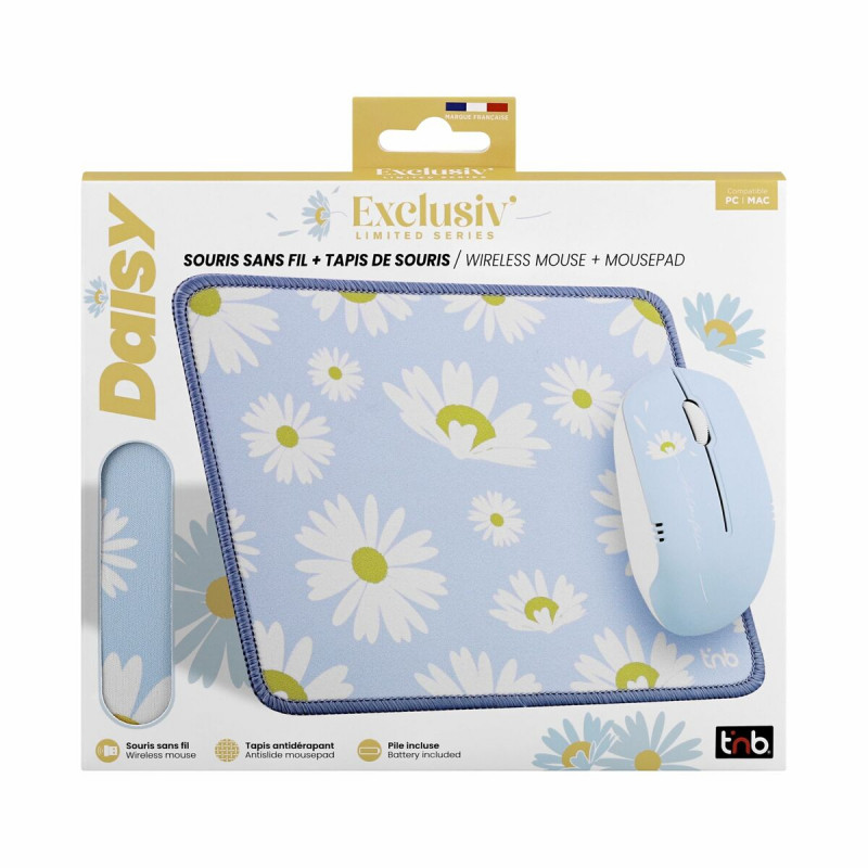 Ratón y Alfombrilla Gaming T'NB DAISY
