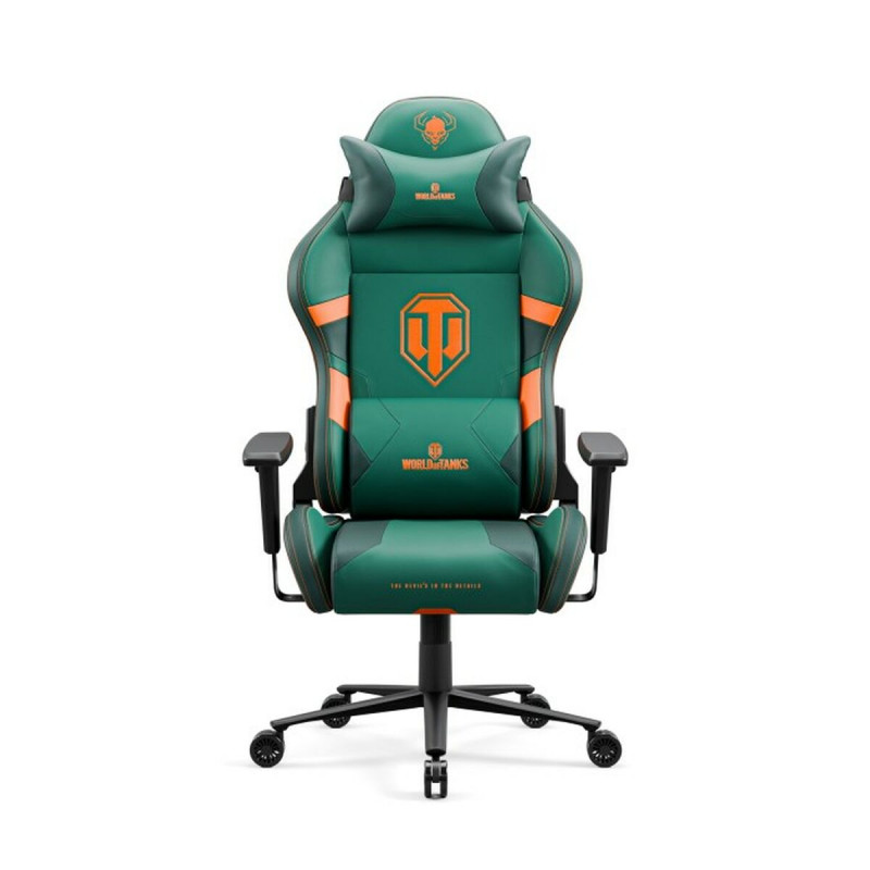 Silla Gaming Diablo Chairs Diablo X-One 2.0 World of Tanks Azul Verde