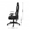 Silla Gaming Huzaro Combat 6.2 Blanco Negro