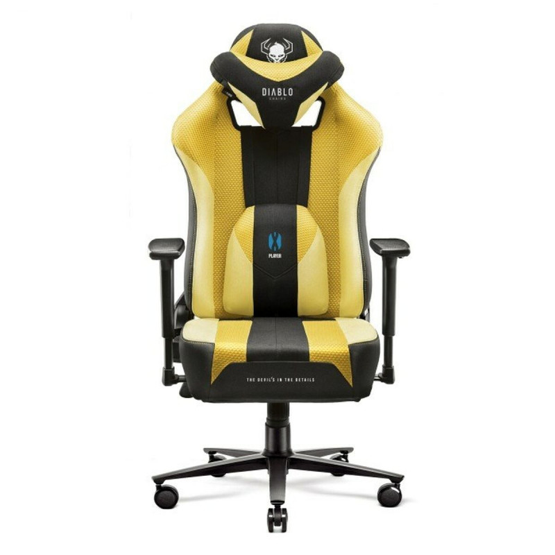 Silla Gaming Diablo Chairs Diablo X-PLAYER 2.0. KING Amarillo Negro