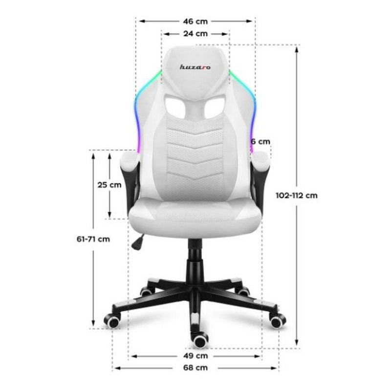 Silla Gaming Huzaro Force 2.5 Blanco