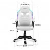 Silla Gaming Huzaro Force 2.5 Blanco