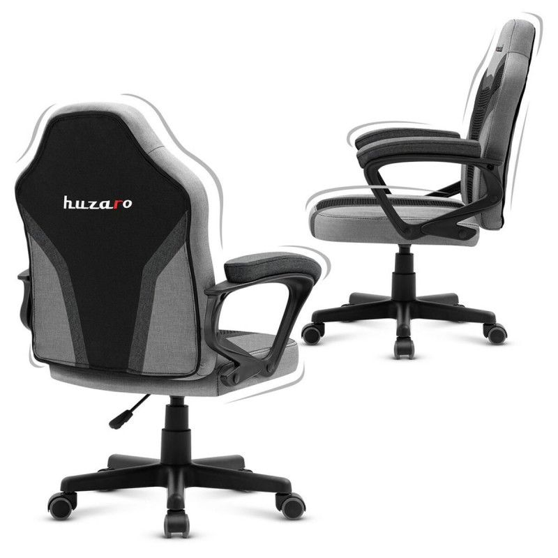 Silla Gaming Huzaro Ranger 1.0 Grey Mesh Negro/Gris