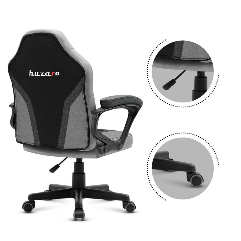 Silla Gaming Huzaro Ranger 1.0 Grey Mesh Negro/Gris