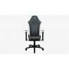 Silla Gaming Aerocool Crown AeroSuede Azul Negro Acero