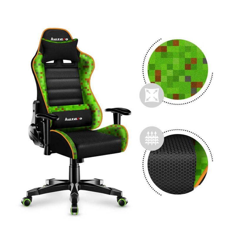 Silla Gaming Huzaro HZ-Ranger 6.0 Pixel Mesh Negro/Azul