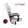 Silla Gaming Huzaro HZ-Force 4.4 White Mesh Blanco