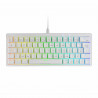 Teclado Gaming Mars Gaming MKMINIPROWBES Blanco Qwerty US