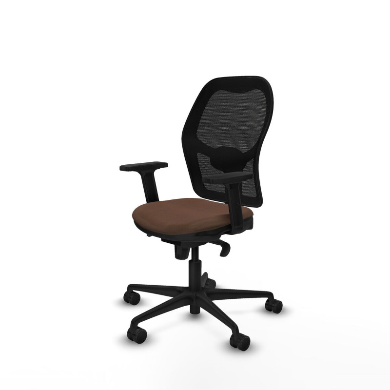 Silla Gaming Piqueras y Crespo 2D036N0 Negro Marrón oscuro