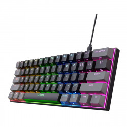 Teclado Gaming Trust GXT 867 Acira Negro Multicolor QWERTY Qwerty US