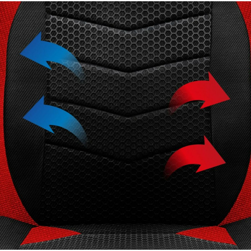 Silla Gaming Huzaro FORCE 2.5 Negro Rojo Negro Rojo