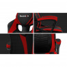 Silla Gaming Huzaro FORCE 2.5 Negro Rojo Negro Rojo
