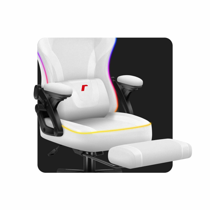 Silla Gaming Huzaro HZ-FORCE 4.6 RGB WHITE MESH