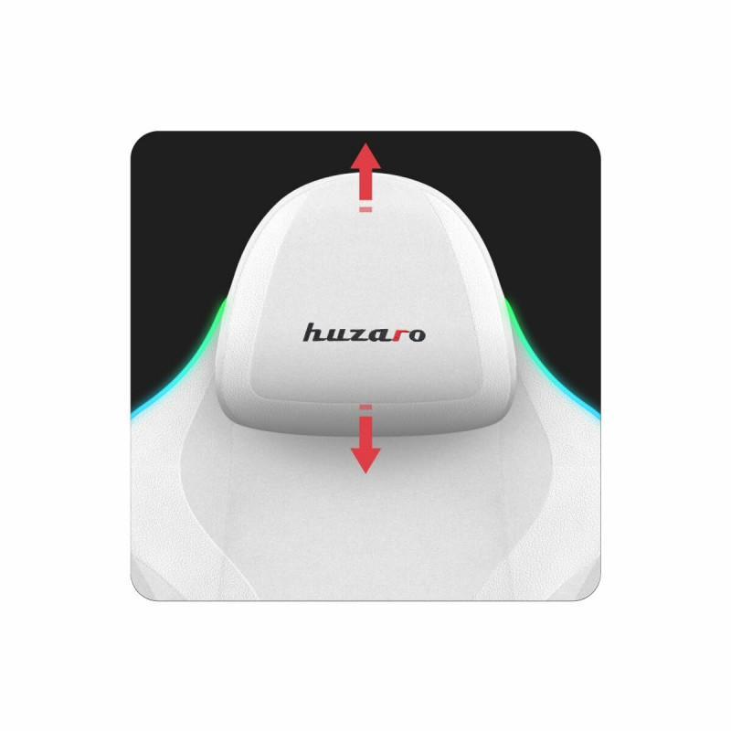 Silla Gaming Huzaro HZ-FORCE 4.6 RGB WHITE MESH