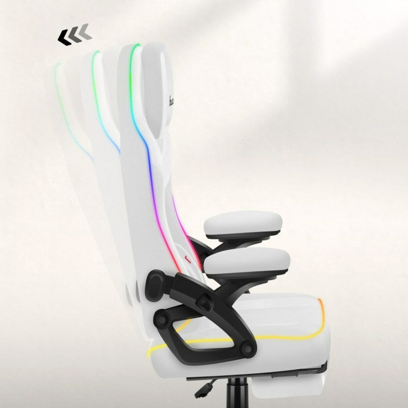 Silla Gaming Huzaro HZ-FORCE 4.6 RGB WHITE MESH