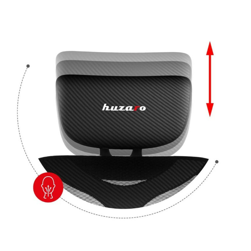 Silla Gaming Huzaro Combat 8.0 Carbon Negro