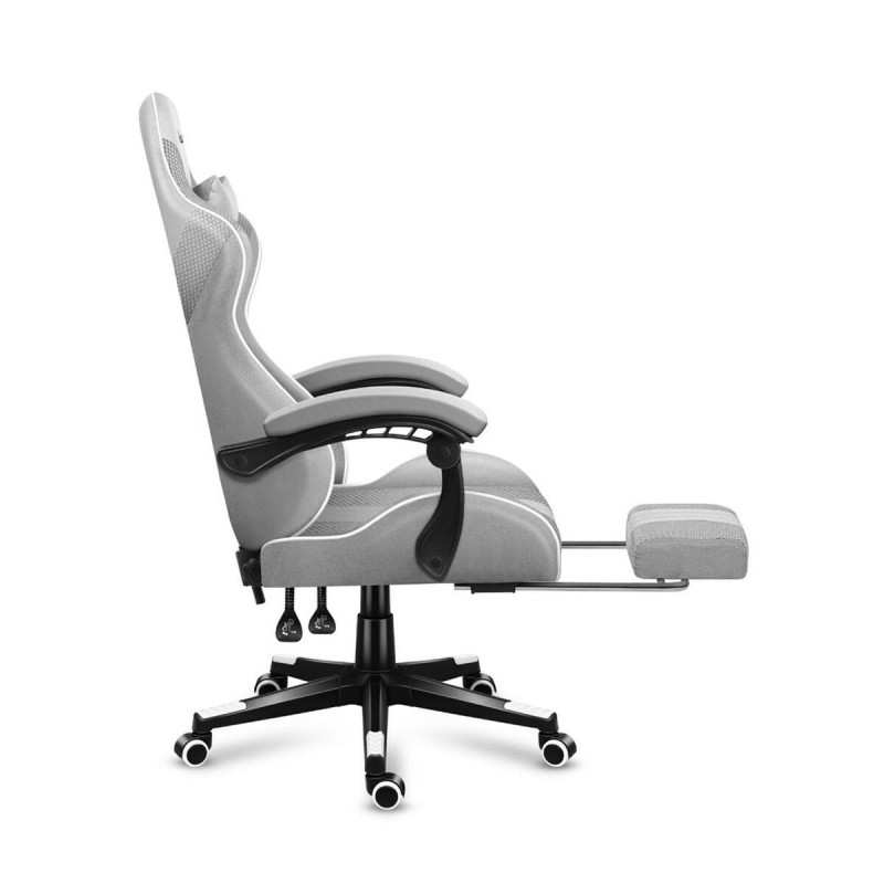 Silla Gaming Huzaro HZ-Force 4.7 White Mesh Blanco Gris