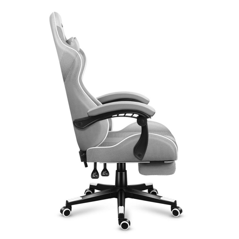Silla Gaming Huzaro HZ-Force 4.7 White Mesh Blanco Gris