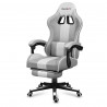 Silla Gaming Huzaro HZ-Force 4.7 White Mesh Blanco Gris