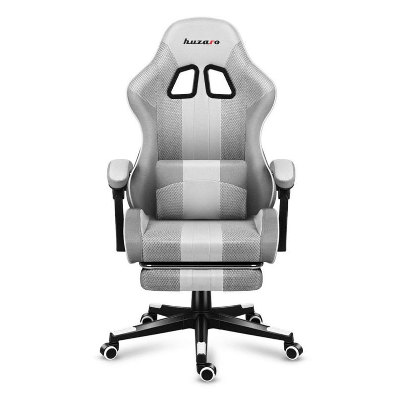 Silla Gaming Huzaro HZ-Force 4.7 White Mesh Blanco Gris