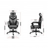 Silla Gaming Huzaro Combat 5.0 Negro Gris