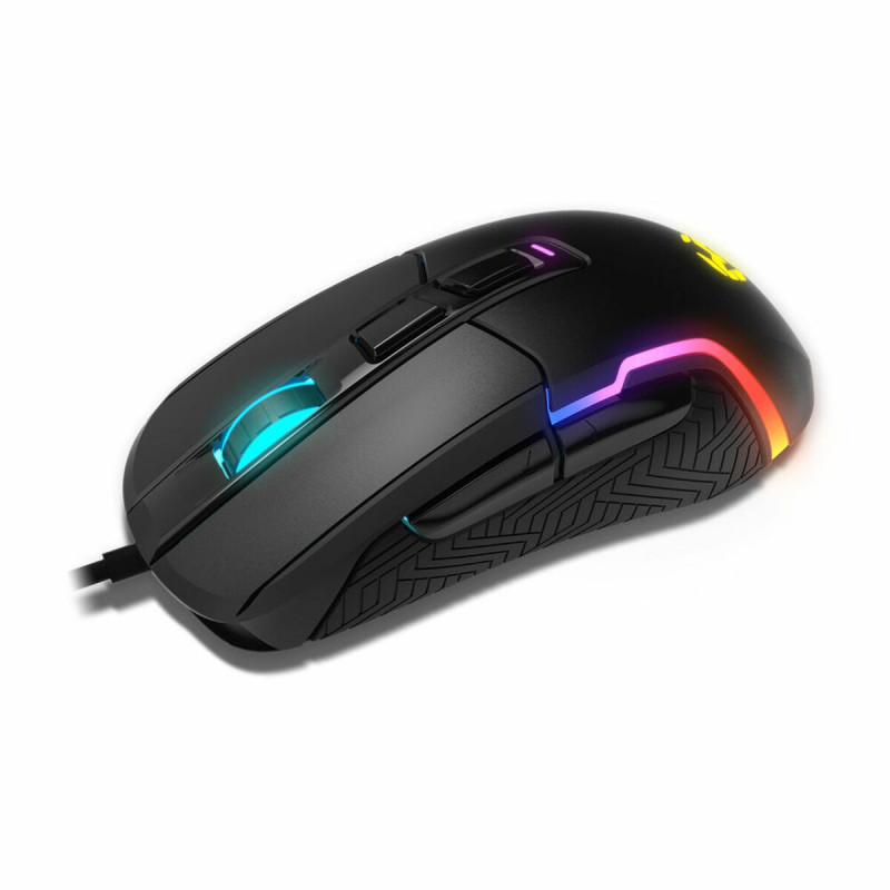 Ratón Gaming Krom Kick Negro 6200 dpi RGB