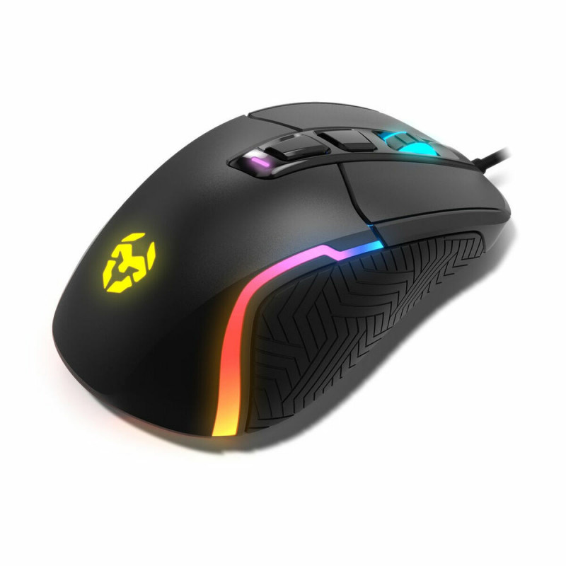 Ratón Gaming Krom Kick Negro 6200 dpi RGB